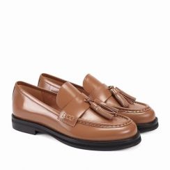 Womens Brown Jogging Loafers